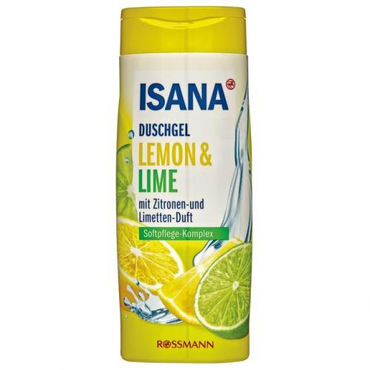 ISANA  -  ISANA Lemon & Lime Duschgel (Żel pod prysznic `Cytryna & limonka`)